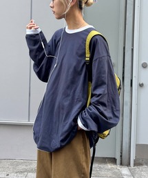 ダブルフェイスリバーシブルロンTEE