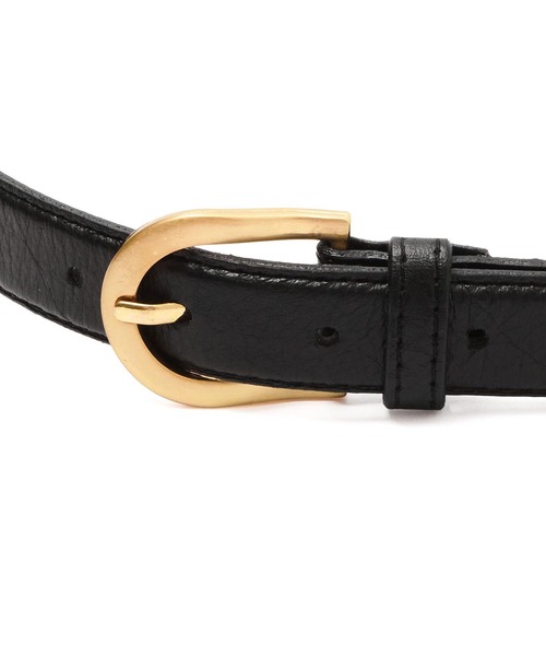 ROSE BUD(ローズバッド)の「LEATHER BELT(ベルト・レディース・ブラック・ONE SIZE)」の5枚目の写真