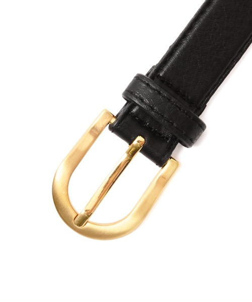 ROSE BUD(ローズバッド)の「LEATHER BELT(ベルト・レディース・ブラック・ONE SIZE)」の6枚目の写真
