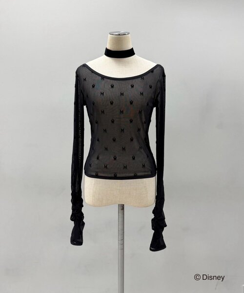 Mavie..7(メヴィセットゥ)の「【Mavie..7】ヴィランズコラボインナーTOPS(Tシャツ/カットソー・レディース・ブラック/パープル・FREE)」の3枚目の写真