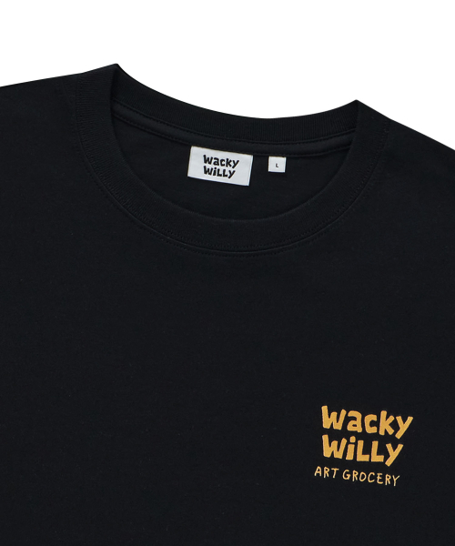 Wacky WiLLy（ワッキーウィリー）の「[グロサリー] アッセンブルアート 半袖Tシャツ ブラック（Tシャツ/カットソー・レディース・その他・SMALL/MEDIUM/LARGE）」の3枚目の写真