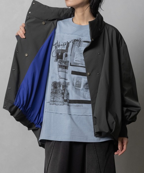 MARECHAL TERRE(マルシャルテル)の「バルーンブルゾン(ブルゾン・レディース・グレイッシュベージュ/モスグリーン/ベージュ/ブラック・MEDIUM)」の22枚目の写真