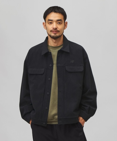NEW BALANCE(ニューバランス)の「【別注】ニューバランス New Balance コーデュロイユーティリティージャケット 限定コラボ(ブルゾン・メンズ・ベージュ/ブラック・S/M/L/LL)」の17枚目の写真