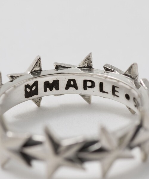 Maple（メープル）の「＜MAPLE＞ STAR RING MEDIUM/リング（リング・メンズ・シルバー・9/7）」の6枚目の写真