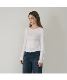 Soft Layer Slim Long Sleeve [Ivory]