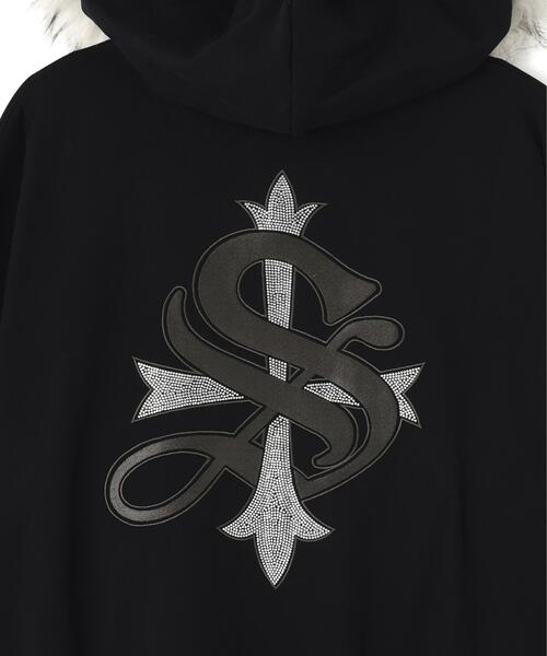 SUPPLIER(サプライヤー)の「SUPPLIER/サプライヤー/Faux Fur Cross Zip Hoodie(パーカー・メンズ・ブラック・M/L/XL)」の8枚目の写真