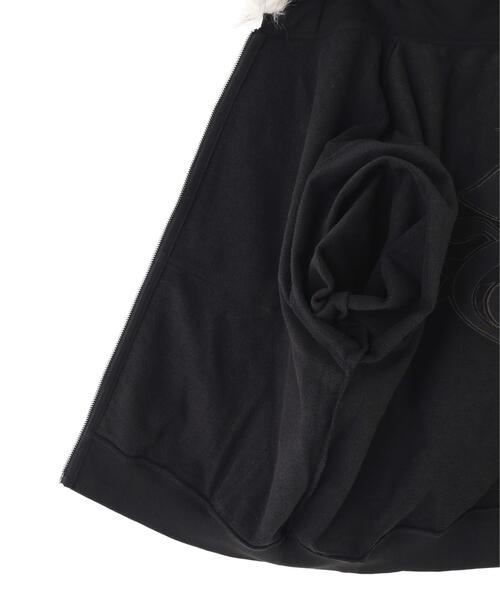 SUPPLIER(サプライヤー)の「SUPPLIER/サプライヤー/Faux Fur Cross Zip Hoodie(パーカー・メンズ・ブラック・M/L/XL)」の10枚目の写真