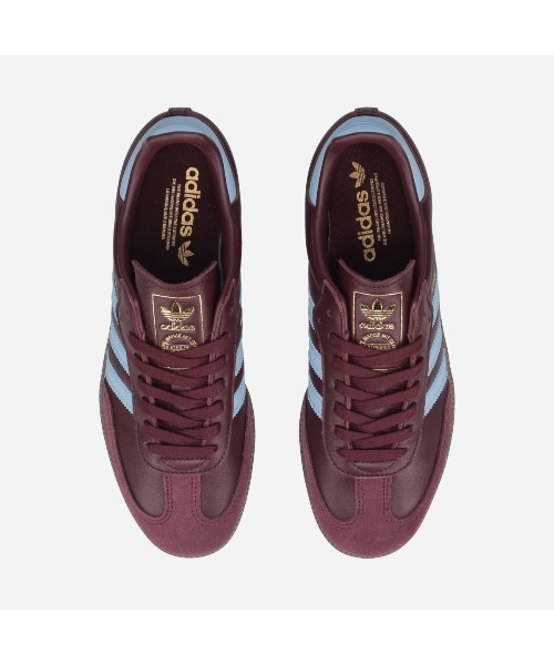 adidas Originals（アディダスオリジナルス）の「【展開店舗限定】 adidas SAMBA OG -JAPAN EXCLUSIVE- / アディダス サンバ OG / LC2637（スニーカー・メンズ・ワインレッド・27cm/26.5cm/26cm/25.5cm/25cm/30cm/29.5cm/29cm/28.5cm/28cm/24.5cm/24cm/23.5cm/23cm/22.5cm/22cm/27.5cm）」の3枚目の写真
