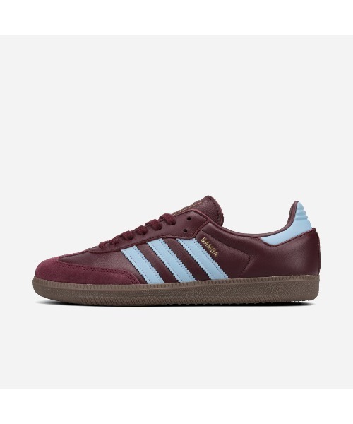 adidas Originals（アディダスオリジナルス）の「【展開店舗限定】 adidas SAMBA OG -JAPAN EXCLUSIVE- / アディダス サンバ OG / LC2637（スニーカー・メンズ・ワインレッド・27cm/26.5cm/26cm/25.5cm/25cm/30cm/29.5cm/29cm/28.5cm/28cm/24.5cm/24cm/23.5cm/23cm/22.5cm/22cm/27.5cm）」の5枚目の写真