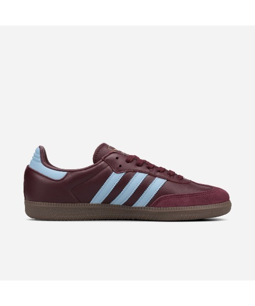 adidas Originals（アディダスオリジナルス）の「【展開店舗限定】 adidas SAMBA OG -JAPAN EXCLUSIVE- / アディダス サンバ OG / LC2637（スニーカー・メンズ・ワインレッド・27cm/26.5cm/26cm/25.5cm/25cm/30cm/29.5cm/29cm/28.5cm/28cm/24.5cm/24cm/23.5cm/23cm/22.5cm/22cm/27.5cm）」の6枚目の写真