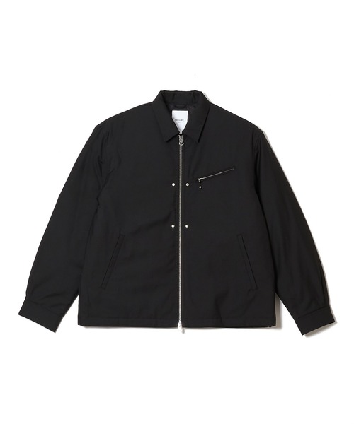 CRIMIE（クライミー）の「STUDDED ZIP TAILORED SUITING HARRINGTON JACKET（ブルゾン・メンズ・ブラック/ブラウン・XXL/XL/L/M/S）」の4枚目の写真