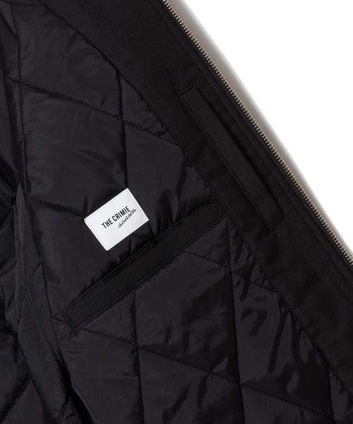 CRIMIE（クライミー）の「STUDDED ZIP TAILORED SUITING HARRINGTON JACKET（ブルゾン・メンズ・ブラック/ブラウン・XXL/XL/L/M/S）」の6枚目の写真