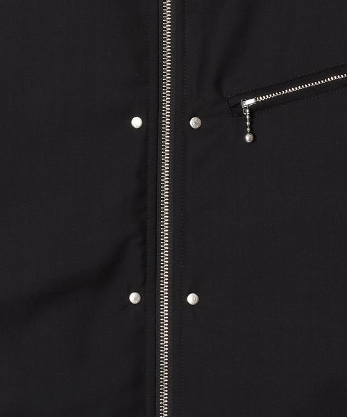 CRIMIE（クライミー）の「STUDDED ZIP TAILORED SUITING HARRINGTON JACKET（ブルゾン・メンズ・ブラック/ブラウン・XXL/XL/L/M/S）」の7枚目の写真