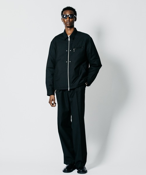 CRIMIE（クライミー）の「STUDDED ZIP TAILORED SUITING HARRINGTON JACKET（ブルゾン・メンズ・ブラック/ブラウン・XXL/XL/L/M/S）」の10枚目の写真