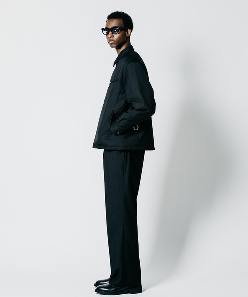 CRIMIE（クライミー）の「STUDDED ZIP TAILORED SUITING HARRINGTON JACKET（ブルゾン・メンズ・ブラック/ブラウン・XXL/XL/L/M/S）」の11枚目の写真