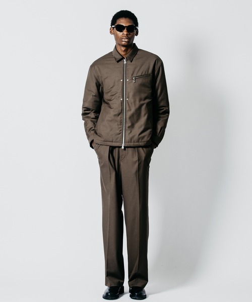 CRIMIE（クライミー）の「STUDDED ZIP TAILORED SUITING HARRINGTON JACKET（ブルゾン・メンズ・ブラック/ブラウン・XXL/XL/L/M/S）」の13枚目の写真