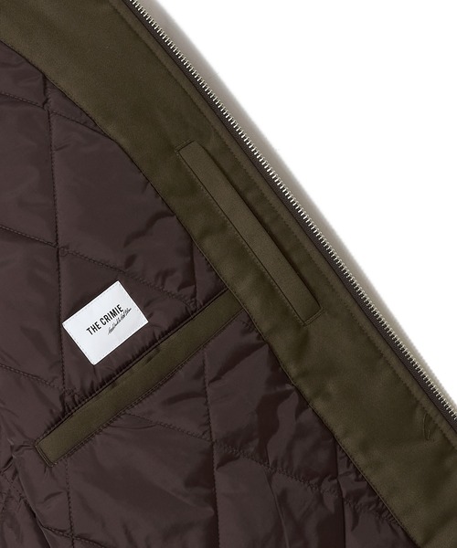 CRIMIE（クライミー）の「STUDDED ZIP TAILORED SUITING HARRINGTON JACKET（ブルゾン・メンズ・ブラック/ブラウン・XXL/XL/L/M/S）」の16枚目の写真