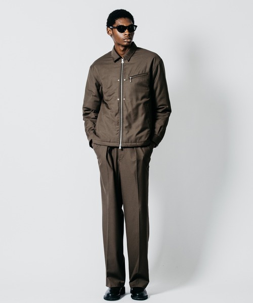 CRIMIE（クライミー）の「STUDDED ZIP TAILORED SUITING HARRINGTON JACKET（ブルゾン・メンズ・ブラック/ブラウン・XXL/XL/L/M/S）」の20枚目の写真