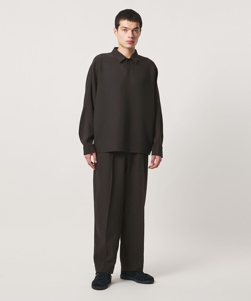 UNITED ARROWS & SONS by DAISUKE OBANA（ユナイテッドアローズアンドサンズバイダイスケオバナ）の「＜D.O UNITED ARROWS BY DAISUKE OBANA＞+10 D/SL PL SHIRT COL 26AW/ポロシャツ（Tシャツ/カットソー・メンズ・ダークブラウン・S/XL/M/L）」の3枚目の写真