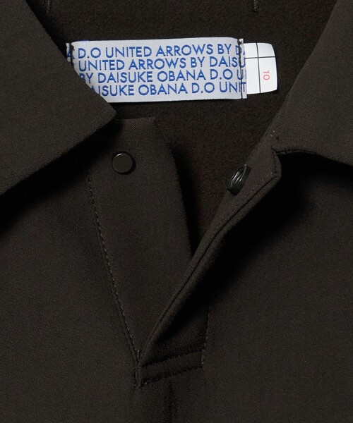 UNITED ARROWS & SONS by DAISUKE OBANA（ユナイテッドアローズアンドサンズバイダイスケオバナ）の「＜D.O UNITED ARROWS BY DAISUKE OBANA＞+10 D/SL PL SHIRT COL 26AW/ポロシャツ（Tシャツ/カットソー・メンズ・ダークブラウン・S/XL/M/L）」の11枚目の写真