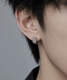【466930】メンズストリートモードフープピアス(RO)