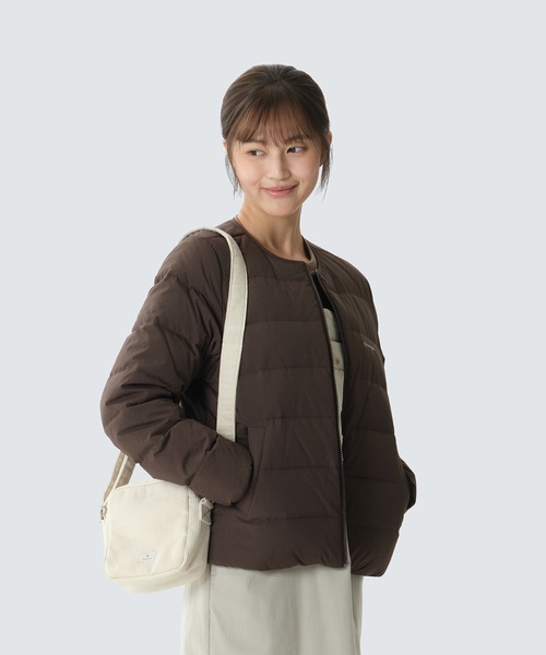 Snow Peak(スノーピーク)の「Snow Peak / LAND WOMEN'S LIGHT DOWN JACKET ランド ライトダウンジャケット ウィメンズ 海外限定(ダウンジャケット/コート・レディース・ブラウン/ブラック/ライトベージュ/ライトピンク・S/M/L)」の2枚目の写真