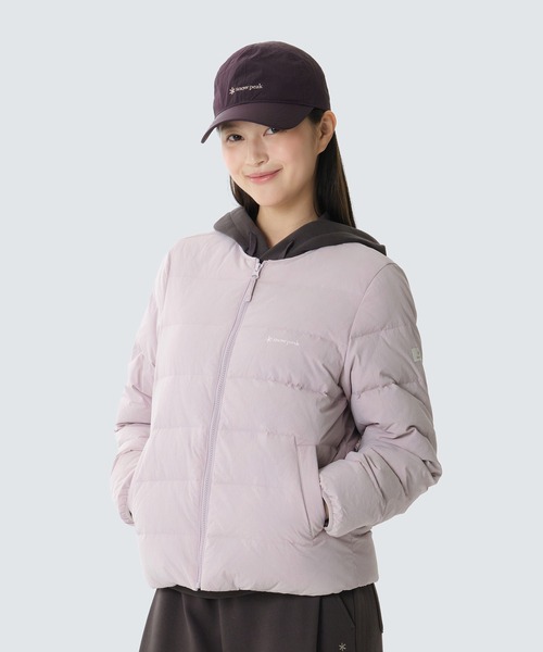 Snow Peak(スノーピーク)の「Snow Peak / LAND WOMEN'S LIGHT DOWN JACKET ランド ライトダウンジャケット ウィメンズ 海外限定(ダウンジャケット/コート・レディース・ブラウン/ブラック/ライトベージュ/ライトピンク・S/M/L)」の4枚目の写真