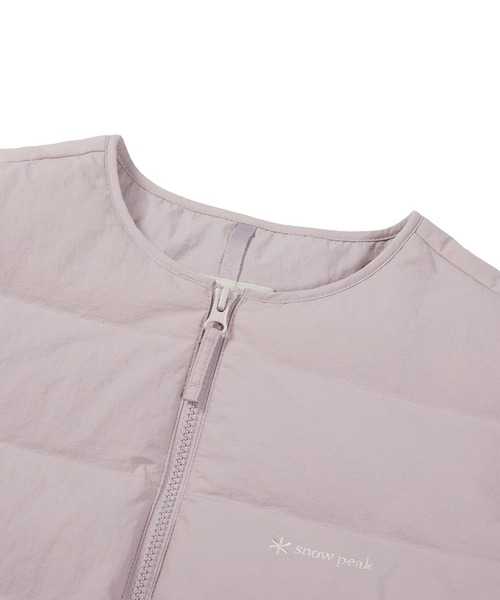 Snow Peak(スノーピーク)の「Snow Peak / LAND WOMEN'S LIGHT DOWN JACKET ランド ライトダウンジャケット ウィメンズ 海外限定(ダウンジャケット/コート・レディース・ブラウン/ブラック/ライトベージュ/ライトピンク・S/M/L)」の14枚目の写真