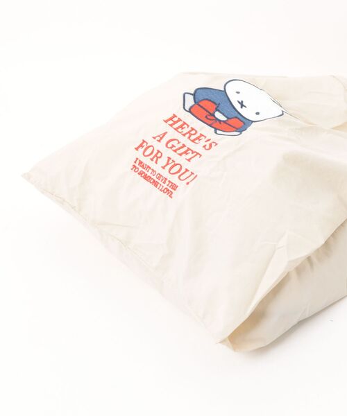 Dick Bruna（ディックブルーナ）の「Dick Bruna ストラップ付ショッパーバッグ（トートバッグ・レディース・アイボリー/ベージュ/ブラック・FREE）」の6枚目の写真
