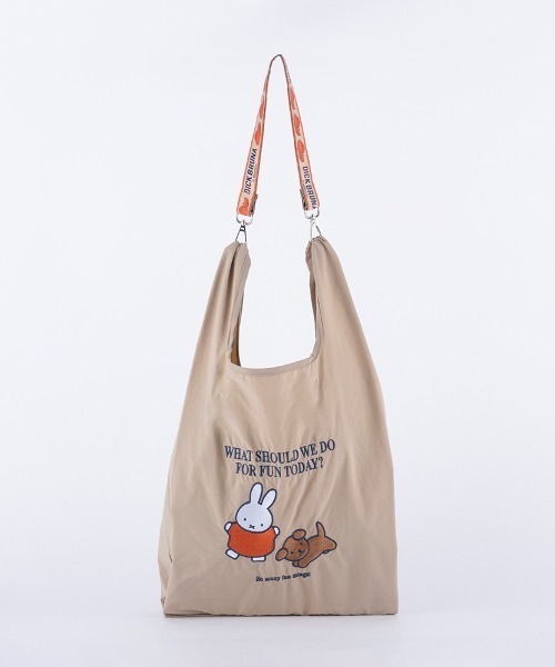 Dick Bruna（ディックブルーナ）の「Dick Bruna ストラップ付ショッパーバッグ（トートバッグ・レディース・アイボリー/ベージュ/ブラック・FREE）」の17枚目の写真