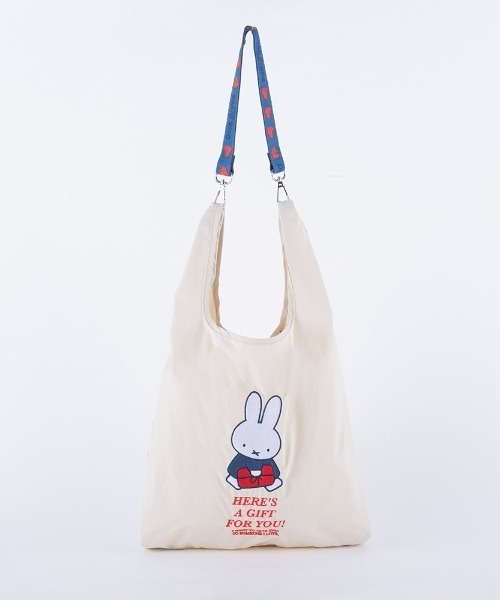 Dick Bruna（ディックブルーナ）の「Dick Bruna ストラップ付ショッパーバッグ（トートバッグ・レディース・アイボリー/ベージュ/ブラック・FREE）」の16枚目の写真
