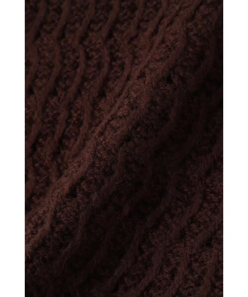 YLEVE(イレーヴ)の「YLEVE / ANDEAN HIGHLAND WOOL KN P/O(ニット/セーター・レディース・ブラック/ブラウン・1)」の6枚目の写真