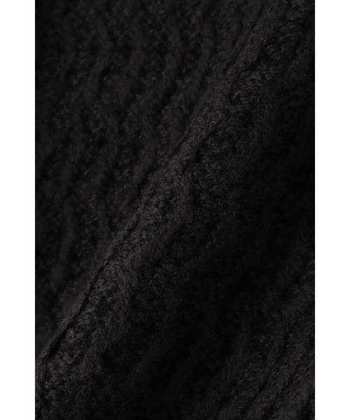 YLEVE(イレーヴ)の「YLEVE / ANDEAN HIGHLAND WOOL KN P/O(ニット/セーター・レディース・ブラック/ブラウン・1)」の3枚目の写真