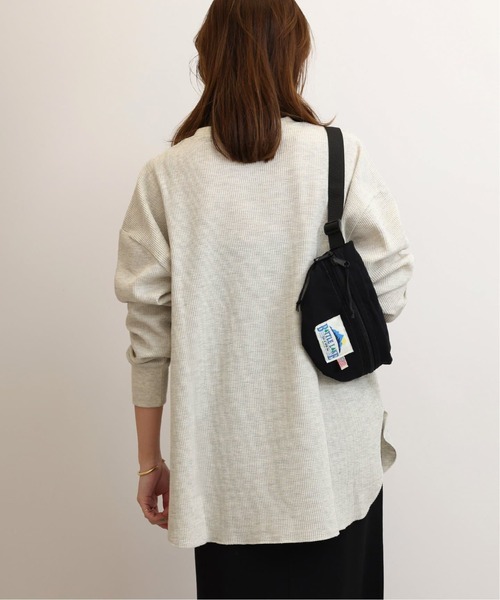JOURNAL STANDARD relume(ジャーナルスタンダード レリューム)の「《一部WEB限定追加》TCワッフルオーバーサイズロングスリーブTシャツ(Tシャツ/カットソー・レディース・ストーン/ホワイト/ブラック/ライトグレー・FREE)」の8枚目の写真