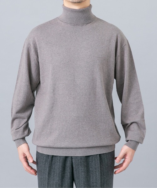 URBAN RESEARCH ROSSO MEN(アーバンリサーチロッソメン)の「『イージーケア』コットンカシミヤタートルニット(ニット/セーター・メンズ・ベージュ系その他/グレー/アイボリー/ネイビー/ブラック・LARGE/MEDIUM)」の11枚目の写真