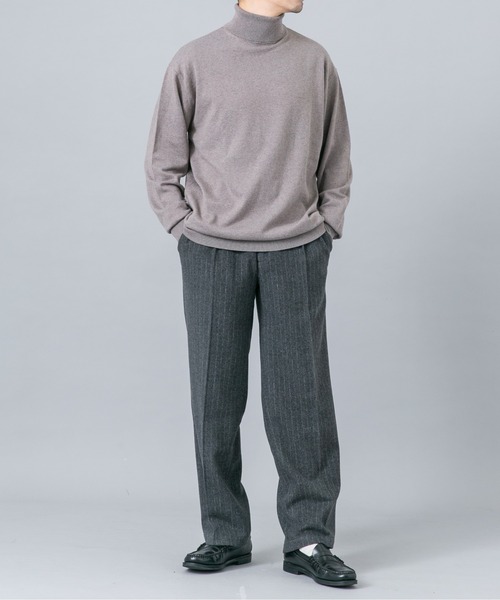 URBAN RESEARCH ROSSO MEN(アーバンリサーチロッソメン)の「『イージーケア』コットンカシミヤタートルニット(ニット/セーター・メンズ・ベージュ系その他/グレー/アイボリー/ネイビー/ブラック・LARGE/MEDIUM)」の16枚目の写真