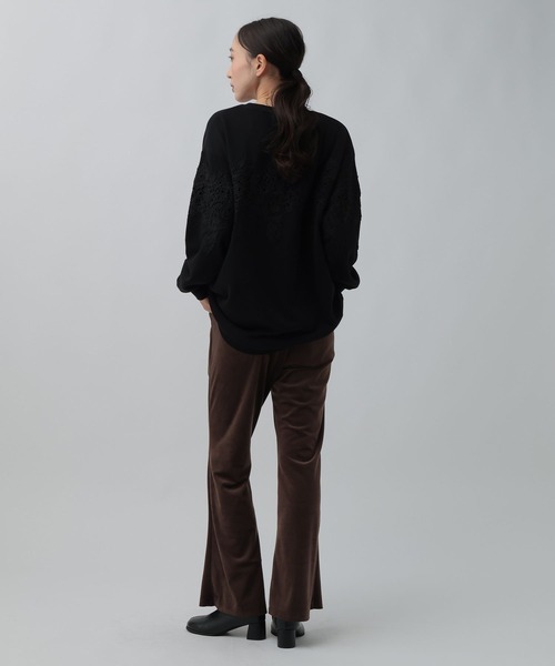 LEPSIM(レプシィム)の「レースドッキングチュニック 1096521(Tシャツ/カットソー・レディース・ライトグレー/アイボリー/ブラック・FREE)」の15枚目の写真
