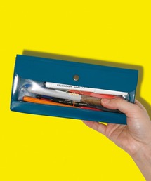 nahe（ネーエ）の「nahe ネーエ ジェネラルパーパスケース フラットポーチ スクエア クリア ワイド ペンケース 筆箱（ステーショナリー）」