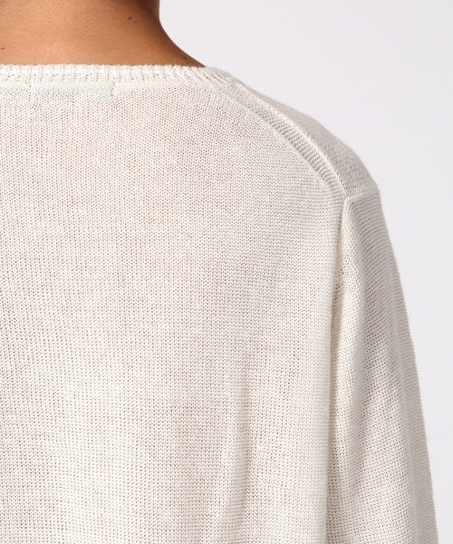 RAGEBLUE(レイジブルー)の「麻混ニットクルー7分袖/719675(ニット/セーター・メンズ・ベージュ/ホワイト/ブルー/グレー・LARGE/MEDIUM)」の13枚目の写真