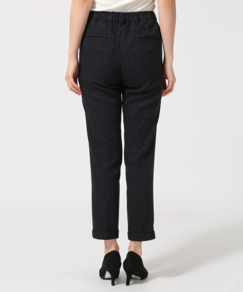 GLOBAL WORK（グローバルワーク）の「ナイロンレーヨンジャガードトラウザー/726103（その他パンツ・レディース・オフホワイト/ネイビー・LARGE/SMALL/MEDIUM）」の6枚目の写真