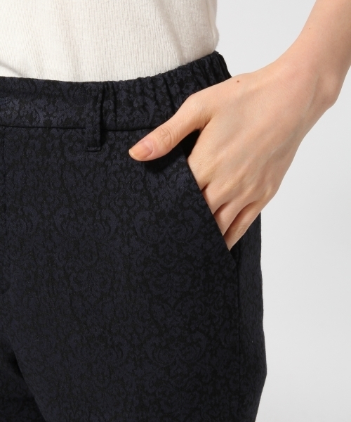 GLOBAL WORK（グローバルワーク）の「ナイロンレーヨンジャガードトラウザー/726103（その他パンツ・レディース・オフホワイト/ネイビー・LARGE/SMALL/MEDIUM）」の8枚目の写真