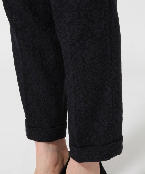 GLOBAL WORK（グローバルワーク）の「ナイロンレーヨンジャガードトラウザー/726103（その他パンツ・レディース・オフホワイト/ネイビー・LARGE/SMALL/MEDIUM）」の9枚目の写真