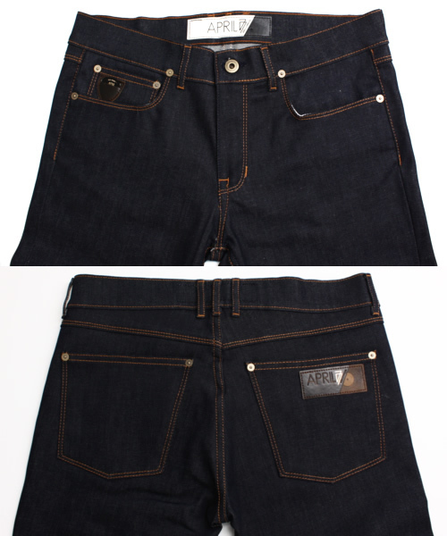 April77（エイプリルセブンティセブン）の「JOEY-OVERDRIVE(T) RECORD（デニムパンツ・メンズ・インディゴブルー・27inch/30inch）」の2枚目の写真
