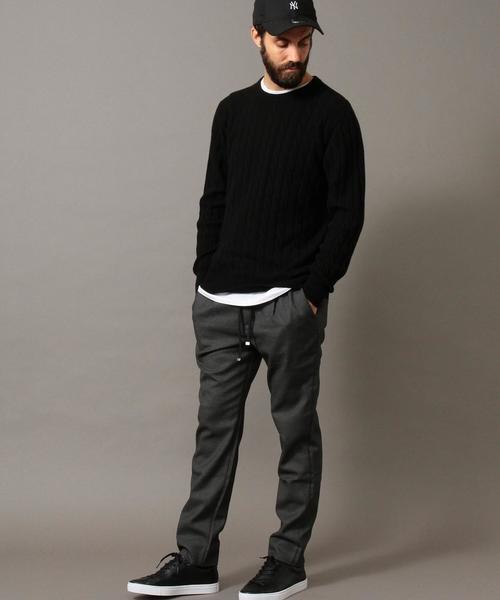 BEAUTY&YOUTH UNITED ARROWS（ビューティーアンドユースユナイテッドアローズ）の「BY カシミヤ ケーブル ニット◆（ニット/セーター・メンズ・ホワイト/ブラック/ライトグレー/ブラウン/ネイビー/イエロー・LARGE/MEDIUM/SMALL/X-LARGE）」の15枚目の写真