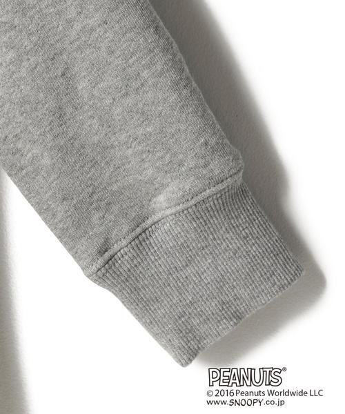 coen(コーエン)の「【coen kids】(SNOOPY/スヌーピー)サガラ刺繍パーカー(100~150cm)(パーカー・キッズ・ネイビー/グレー・110/140/130/100/150/120)」の5枚目の写真