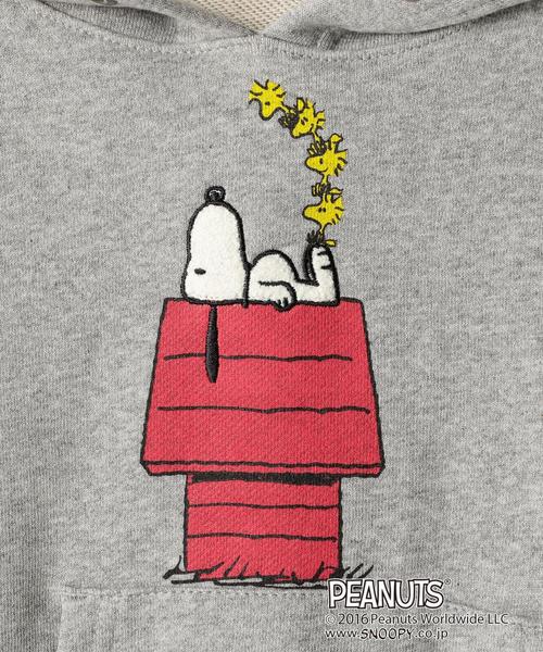 coen(コーエン)の「【coen kids】(SNOOPY/スヌーピー)サガラ刺繍パーカー(100~150cm)(パーカー・キッズ・ネイビー/グレー・110/140/130/100/150/120)」の7枚目の写真