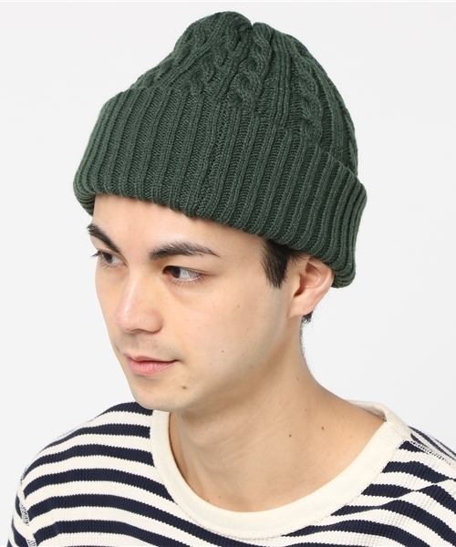 WEGO(ウィゴー)の「WEGO/ケーブルニットキャップ(ニットキャップ/ビーニー・メンズ・ホワイト/ネイビー/杢グレー/ワイン/ブラック/ダークグリーン・FREE)」の19枚目の写真