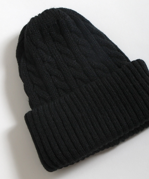 WEGO(ウィゴー)の「WEGO/ケーブルニットキャップ(ニットキャップ/ビーニー・メンズ・ホワイト/ネイビー/杢グレー/ワイン/ブラック/ダークグリーン・FREE)」の21枚目の写真