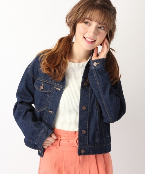 Heather(ヘザー)の「ワッペンツキGジャン 745444(デニムジャケット・レディース・ブルー系その他/ブルー系その他2/ホワイト・FREE)」の21枚目の写真