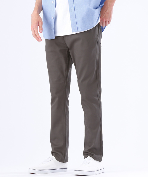 MONO-MART（モノマート）の「テーパードシルエットスキニーチノパンツ/ストレッチ生地（チノパンツ・メンズ・ブラック/グレー系その他/オリーブ/ライトベージュ/ブルー系その他/グレー系その他2/チャコール/ベージュ/ネイビー/オフホワイト/グレー/ブルー/ボルドー/ライトブルー・M/L/XL）」の22枚目の写真